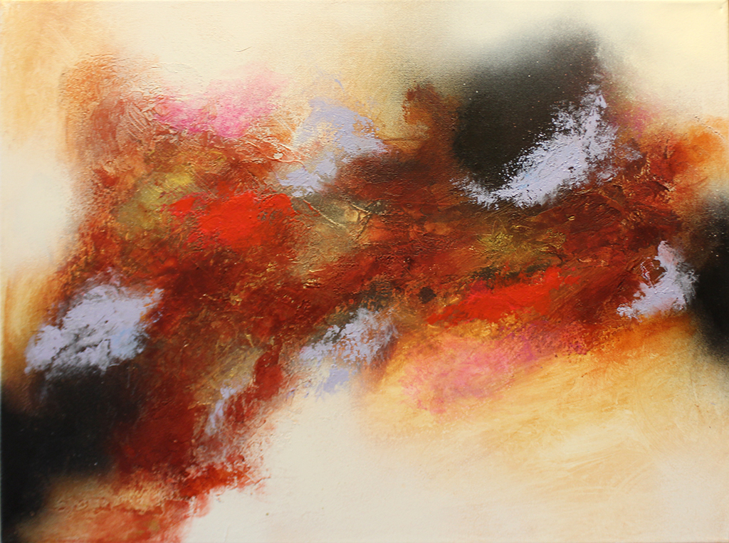 Dick Wills Fine Art - original colorful abstract art - therapeutic art- inspirational art -Celebrate Colors - P15 18" X 24" $120