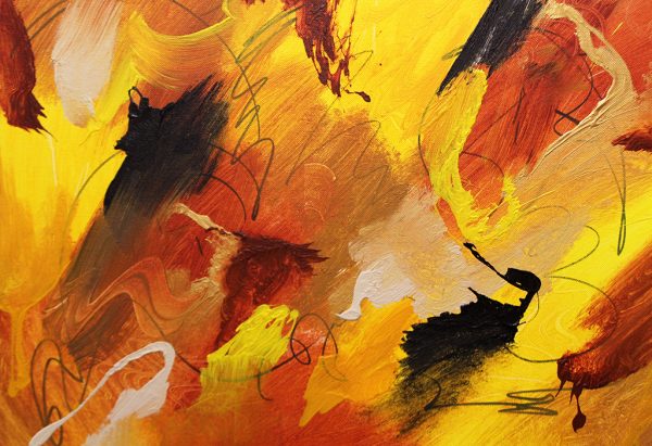 Dick Wills Fine Art - original colorful abstract art - therapeutic art- inspirational art -Celebrate Colors - P 11 18”x 24” $120